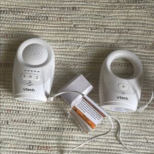 VTech White Two-Way Radio Baby Monitor